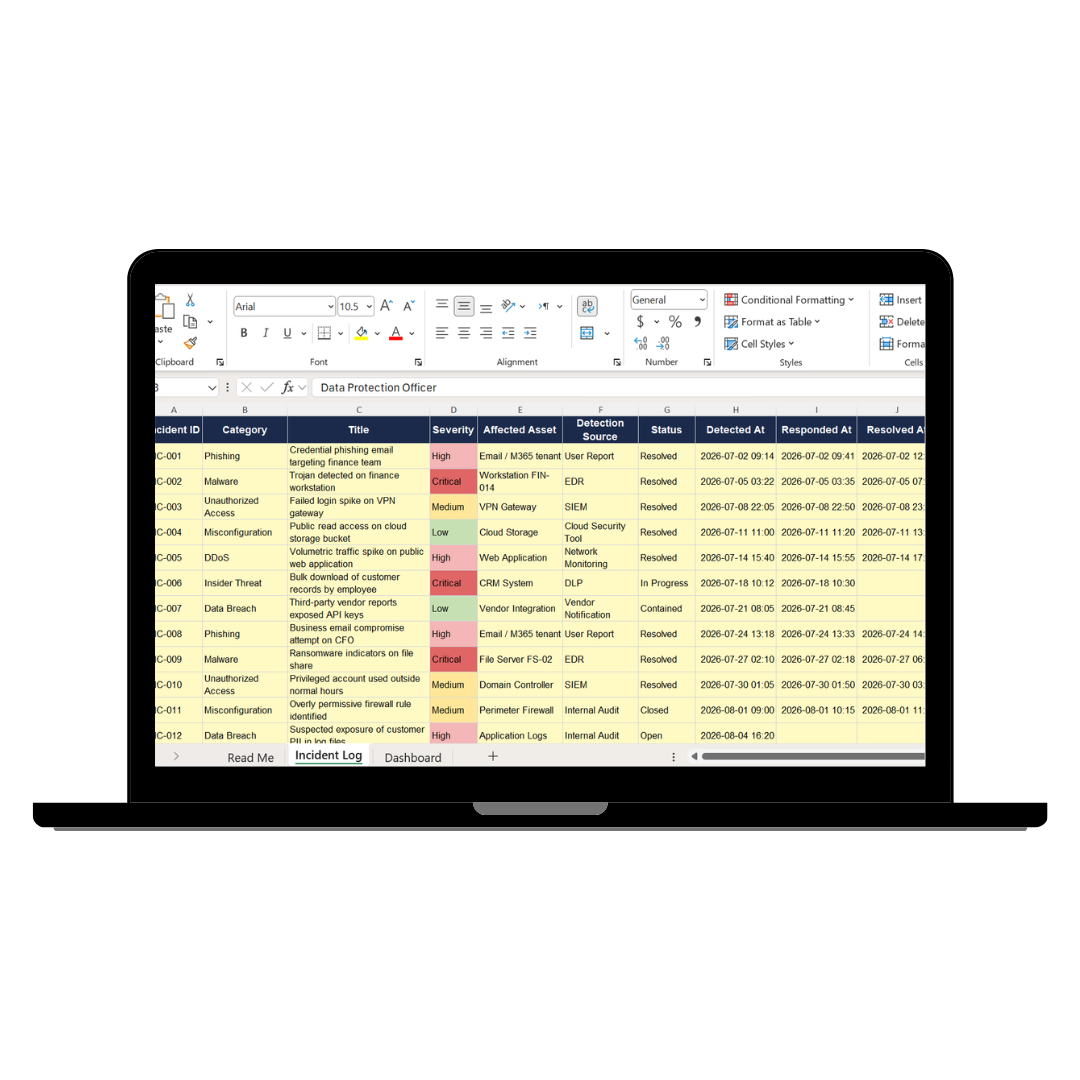 Incident Response Log & MTTR 2